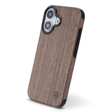 Maxi Case - Fabriqué en bois véritable Noyer noir (pour Apple, Samsung, Huawei)