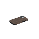 Maxi Case - Fabriqué en bois véritable Noyer noir (pour Apple, Samsung, Huawei)