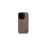Maxi Case - Fabriqué en bois véritable Noyer noir (pour Apple, Samsung, Huawei)