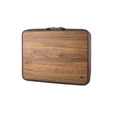 Leo 15" Laptop Bag - Made from real Amazaque wood and brown cowhide