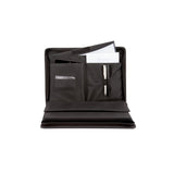 Leo 15" Laptop Bag - Made from real smoked oak wood and black cowhide