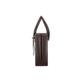 Mary handbag - Made from real wood Amazaque and brown cowhide