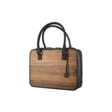 Mary handbag - Made from real Amazaque wood and black cowhide