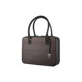 Mary handbag - Made from real smoked oak wood and black cowhide