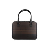 Mary handbag - Made from real smoked oak wood and black cowhide