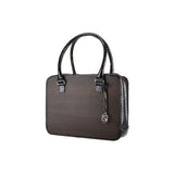 Mary handbag - Made from real smoked oak wood and patent leather in crocodile look