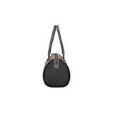 Carmen handbag - Made from real wood Amazaque and black cowhide