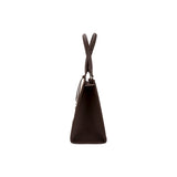 Ruby Handbag - Made from real Amazaque wood and brown cowhide