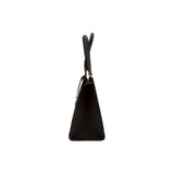 Ruby handbag - Made from real wood Amazaque and black cowhide