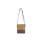 Lizzy - Made of real wood Amazaque and brown cowhide