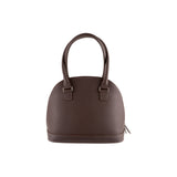 Abbey handbag - Made from real wood Amazaque and brown cowhide