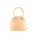 Abbey handbag - Made from real wood Amazaque and nude cowhide