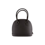Abbey handbag - Made from real smoked oak wood and black cowhide