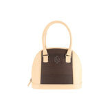Abbey handbag - Made from real smoked oak wood and nude cowhide