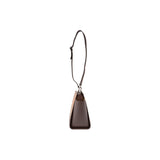Mia handbag - Made from real wood Amazaque and brown cowhide