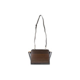Mia handbag - Made from real smoked oak wood and patent leather in crocodile look