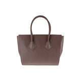 Betty handbag - Made from real wood Amazaque and brown cowhide