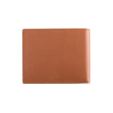 Pedro wallet - Made from real wood Amazaque and smooth leather cognac