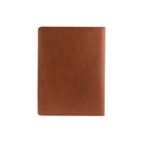 Sam Writing Case A5 - Made from real wood Amazaque and smooth leather cognac