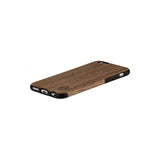 Maxi Case - Fabriqué en bois véritable Noyer noir (pour Apple, Samsung, Huawei)