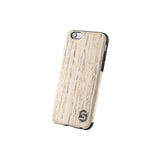 Maxi Case - Fabriqué en bois véritable Noyer blanc (pour Apple, Samsung)