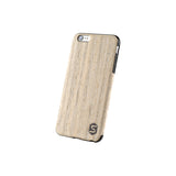 Maxi Case - Fabriqué en bois véritable Noyer blanc (pour Apple, Samsung)
