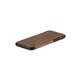 Maxi Case - Fabriqué en bois véritable Noyer noir (pour Apple, Samsung, Huawei)