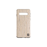 Maxi Case - Fabriqué en bois véritable Noyer blanc (pour Apple, Samsung)