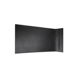 Tom 32.5" Desk Pad - Made from real smoked oak and black cowhide