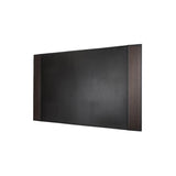 Ben 32.5" Desk Pad - Made from real smoked oak and black cowhide