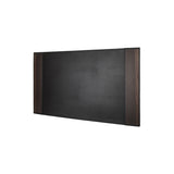 Ben 28" Desk Pad - Made from real smoked oak and black cowhide