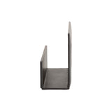 Luke letter rack - Made from real smoked oak wood and black cowhide