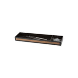 Frankie pencil tray - Made from real wood Amazaque and black cowhide