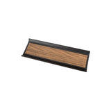 Ronnie pencil tray - Made from real wood Amazaque and black cowhide