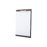 Jack Clipboard A4 - Made from real smoked oak wood and black cowhide