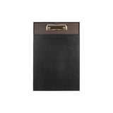 Jack Clipboard A4 - Made from real smoked oak wood and black cowhide